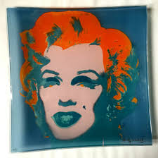 ANDY WARHOL Rosenthal MARILYN Glasteller 30x30, limit. Schachtel, SUPER  GESCHENK