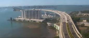 This robotic webcam is located in florida. Live Clearwater Memorial Causeway Bridge Traffic Weather Controllable Cam Florida