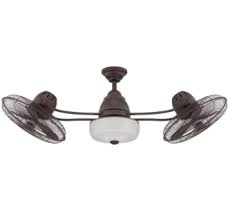 Each motor has the ability to tilt to the desired angle for airflow to be thorn into areas where you need air the most. Dual Ceiling Fans Lightingdirect Com
