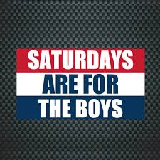 Saturdays are for the boys flag. Saturdays Are For The Boys Flags Sticker For Car Window Laptop Motorcycle Buy At A Low Prices On Joom E Commerce Platform