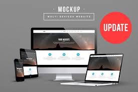 Multi Devices Website Mockup Update Website Mockup Mockup Multi