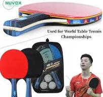 Table Tennis Racket Bag High Quality Square Shaped Handbag Racket Box Hard  Portable Sports Zipper... Blue