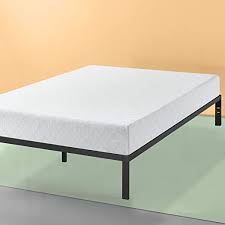 Zinus Set Twin 8 Inch Gel Infused Green Tea Memory Foam Mattress And Mia Platform Bed Frame Mattr In 2020 Platform Bed Frame Bed Frame Mattress Memory Foam Mattress