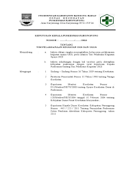 Bapak/ibu kepala sekolah se kecamatan andong dimohon untuk membuat surat keputusan tim pelaksana uks di sekolah saudara. Sk Tim Uks Pdf