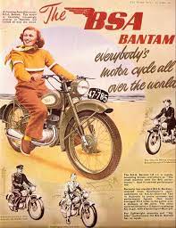 A Fantastic Collection Of Images Taken From Wonderful Vintage Motorcycle Ads Dating From The Late 180 Vintage Motorcycle Posters Bsa Bantam Vintage Motorcycles