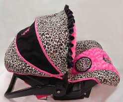 Small Sprouts Cheetah Minky Hot Pink Minky Covers My Baby Girl Kate Baby Baby Car Seats