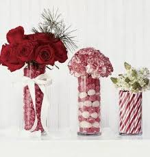 Decora Con Dulces Floreros Lacelebracion Com Navidad Diy Tiempo De Navidad Caramelo De Navidad
