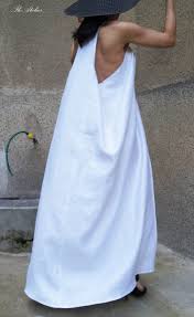 White Kaftan Handmade Asymmetrical Tunic White Maxi Etsy In 2021 White Maxi Dresses Dresses Long Dress