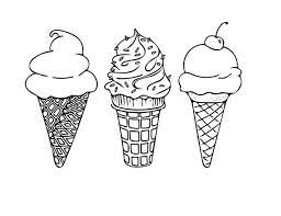 Printable Coloring Sheet Instant Download Ice Cream Cones Coloring Sheet Kids Activities Adul Ice Cream Coloring Pages Ice Cream Tattoo Free Coloring Pages
