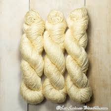 3 ply, 4 ply, double knit, aran. Albus Merino Silk Wool 1 Ply Knitting Wool Biscuit Les Laines Biscotte