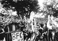 With dresden fans having caused trouble in their defeat to red star belgrade in the 1990/91 european cup, however, the club were banned from europe for the following season, and would never return. Berliner Fc Dynamo Wikipedia