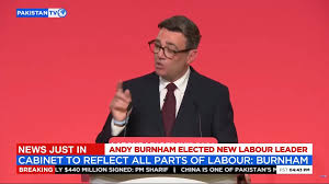 BREAKING Andy Burnham, who is about to become next UK prime minister, has  set out his vision after being elected Labour leader, pledging to become a  pro-business prime minister while keeping working