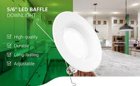 We would like to show you a description here but the site won't allow us. Sunco Lighting 12 Pack 5 6 Inch Led Recessed Downlight Baffle Trim Dimmable 13w 75w 3000k Warm White 1050 Lm Damp Rated Simple Retrofit Installation Ul Energy Star Amazon Com