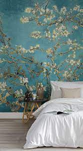 bedroom wallpaper ideas our almond branches by van gogh wallpaper is a depiction of one of the great slaapkamer van gogh slaapkamerdecoratie behang woonkamer