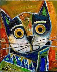 Nicole St Pierre Pousette Gallery Cat Art Whimsical Art Cat Art Illustration