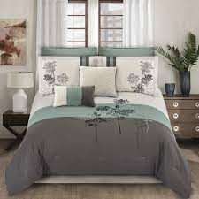 Set (queen bed, dresser & nightstand), created for macy's $1,897.00 sale $1,299.00 8pc Emilie Comforter Set Blue Gray Riverbrook Home Target