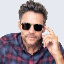 aj morgan Vintage Inspired Metal Sunglasses for Men and Women