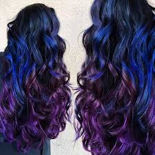 Striking Cobalt Blue And Amethyst Color Intensity Shades On This Beauty Love It Constancerobbins And Happ Unnatural Hair Color Long Hair Styles Indigo Hair