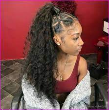 A version of weaving hairstyles for natural hair: Best Hair Extensions Black Haircuts Ideas Cute Ponytail Hairstyles Black Ponytail Hairstyles Hair Ponytail Styles