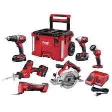 Milwaukee 2697 26po M18 6 Tool Packout Combo Kit Combo Kit Tool Bag Milwaukee Tools