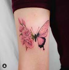 Pin By Jose Wanderson Paula Renata On Tatted Up Rose Tattoos For Women Butterfly Tattoos For Women Fingerprint Tattoos