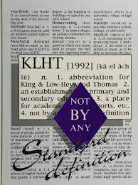 KLHT Yearbook 1992 by King School - Issuu
