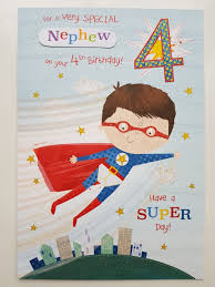 Our original happy birthday gifs is the perfect way to let someone know you care and that you are thinking of them on their special day. 4 4th Little Boy Brother Son Grandson Godson Nephew Happy Birthday Card For Sale Online Ebay