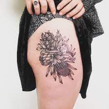 Australian Natives Tattoo Done By Emily Ann Atlnts Studios Sydney Australia Native Tattoos Floral Thigh Tattoos Tattoos