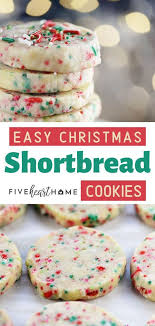 Easy Christmas Shortbread Cookies Super Simple To Make Christmas Recipe With Only A Few Ingredien In 2020 Cookies Recipes Christmas Holiday Baking Christmas Cooking