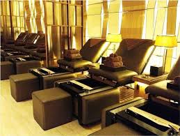 Folded Manicure Pedicure Chairs Foot Spa Massage Station Salon Bed With Bowls Beauty Spa Equipment Hair Salon F Salon Furniture Spa Massage Spa Pedicure Chairs
