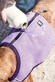 Details About Hurtta Dog Motivation Cooling Vest For Hot Days Holiday Long Haired Dog Blue Xxs