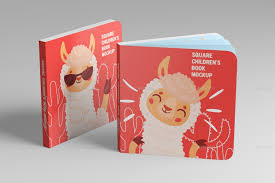 Of course free for private and commercial work. Square Children S Book Mock Up By Massdream Graphicriver