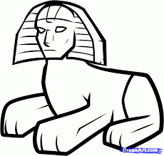 How To Draw A Sphinx For Kids Step By Step Greek Mythology Mythical Beasts Free Online Drawing Tutorial Added By Dawn November Egypt Art Sphinx Drawings