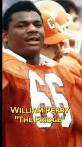 William Perry Aka The Fridge Running The Ball