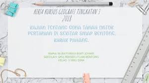 Berikut dikongsikan adalah maklumat tentang kesan guna tanah terhadap alam sekitar mengikut jenis guna tanah aktiviti pertanian boleh memberi kesan negatif kepada alam sekitar adalah iaitu : The Perfect Lesson By Nurathirahjohari04 On Emaze