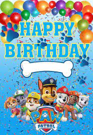 Includes a beautiful dove background and blue frame with matthew 28:19 bible verse. Paw Patrol Printable Birthday Cards Printbirthday Cards