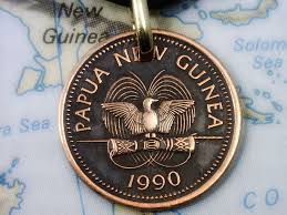 Emblem Papua New Guinea Bird Of Paradise Pin On Coin Rings