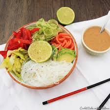 Summer Bowl Mit Erdnusssauce C B With Andrea Rezept Rezepte Erdnusssosse Erdnusssauce