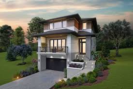 3 story house plans embrace luxury and practicality. Sloping Lot 3 Story Modern Style House Plan 5331 Mahoney