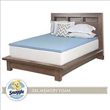 Snuggle Home 2 Quot Blended Gel Memory Foam Mattress Topper Full In 2020 Memory Foam Mattress Topper Mattress Topper Gel Memory Foam Mattress
