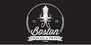 Boston Thread Print Co 2 2 Logo Typographie Logo