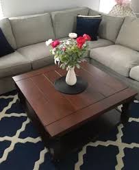 Square Coffee Table Large Brown Cherry Cocktail Living Room Furniture Modern New Tinysha Modern Furniture Living Room Coffee Table Cocktail Tables Living Room
