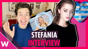 Stefania liberakakis wird griechenland mit dem lied „last dance beim esc 2021 vertreten. Stefania Last Dance Greece Eurovision 2021 Interview Youtube