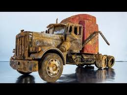 This bed has no gate or lights. Peterbilt 379 Model Truck Restoration Rusty Abandoned Youtube Peterbilt 379 Peterbilt Trucks