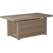 Picture Of Beachcroft Rectangular Fire Pit In 2020 Fire Pit Table Rectangular Fire Pit Gas Fire Pit Table