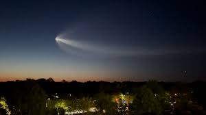 Spacex crew splashes down back to earth after historic space station mission warning of space junk impact with spacex capsule was false alarm elon musk's spacex wins $2.9bn nasa contract to send humans to the moon another failed landing for spacex starship as rocket breaks apart, but fog hides cause of explosion Spacex Launch Lights Up The Sky