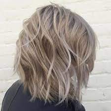Ash Blonde Wavy Bob Messy Bob Hairstyles Ash Blonde Short Hair Ash Blonde Hair Colour