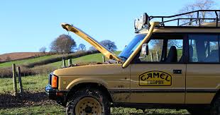 The new land rover discovery 300tdi project overland vehicle. Camel Replica Bearmach