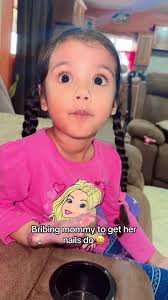 Bribing Mommy for Gel Nails: A Cute Mom-Daughter Moment