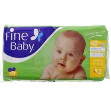 Buy Fine Baby Small 2 3 6 Kg 40 Diapers Online In Uae Dubai Qatar Best Price Diapers Online Diaper Diaper Wipes